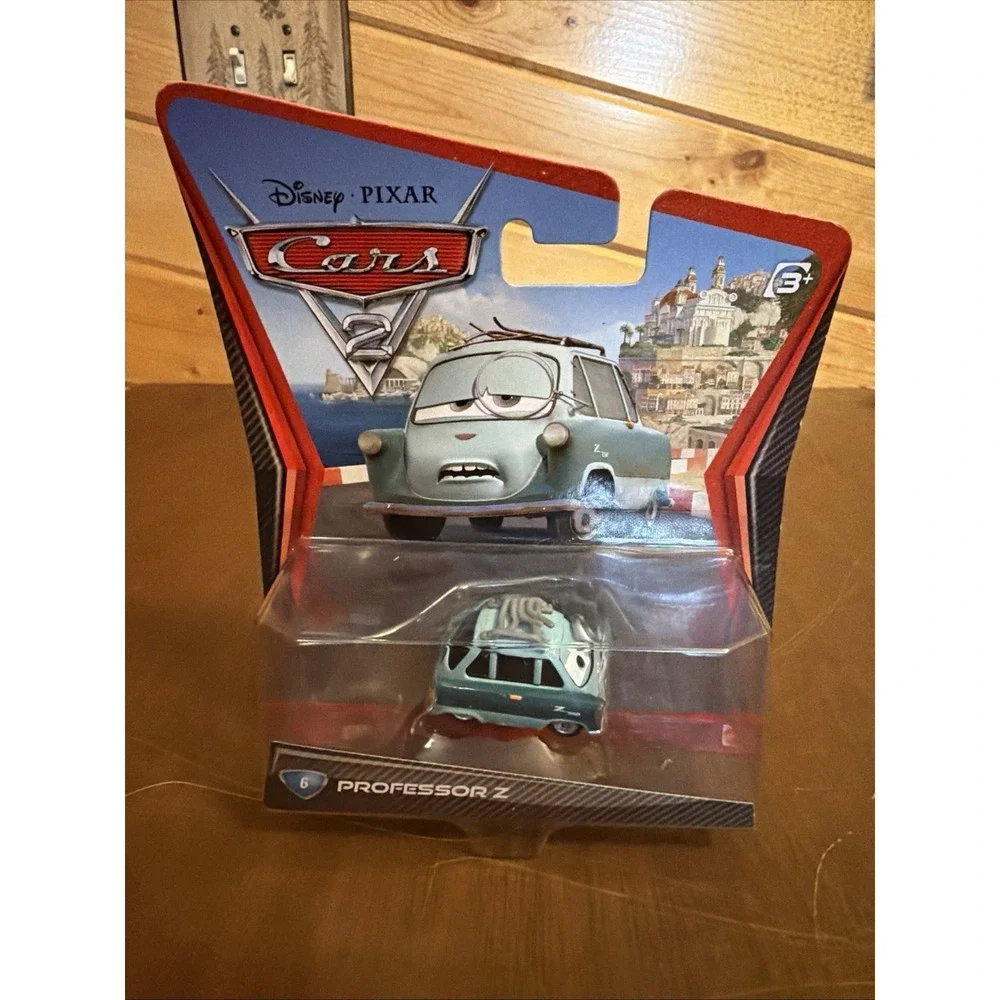 Disney Pixar Cars 2 - 2010 Professor Z #6 1:55 Diecast NEW